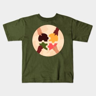 Puzzle Heart Kids T-Shirt